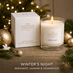 Luxury Handmade Soy Wax Christmas Candle - Winter’s Night - Pure Apotheca