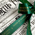 Made In Santa's Workshop Christmas Bottle Green Ribbon - 3m - Pure Apotheca