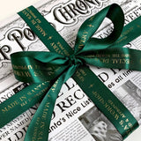 Made In Santa's Workshop Christmas Bottle Green Ribbon - 3m - Pure Apotheca