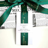 Made In Santa's Workshop Christmas Bottle Green Ribbon - 3m - Pure Apotheca