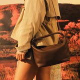 Madeline Shoulder Bag Chocolate - Pure Apotheca