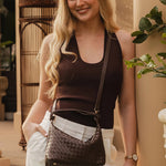 Madeline Shoulder Bag Chocolate - Pure Apotheca