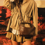 Madeline Shoulder Bag Chocolate - Pure Apotheca