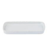 Maeve Ceramic Tray 25x13x2.5cm White - Pure Apotheca
