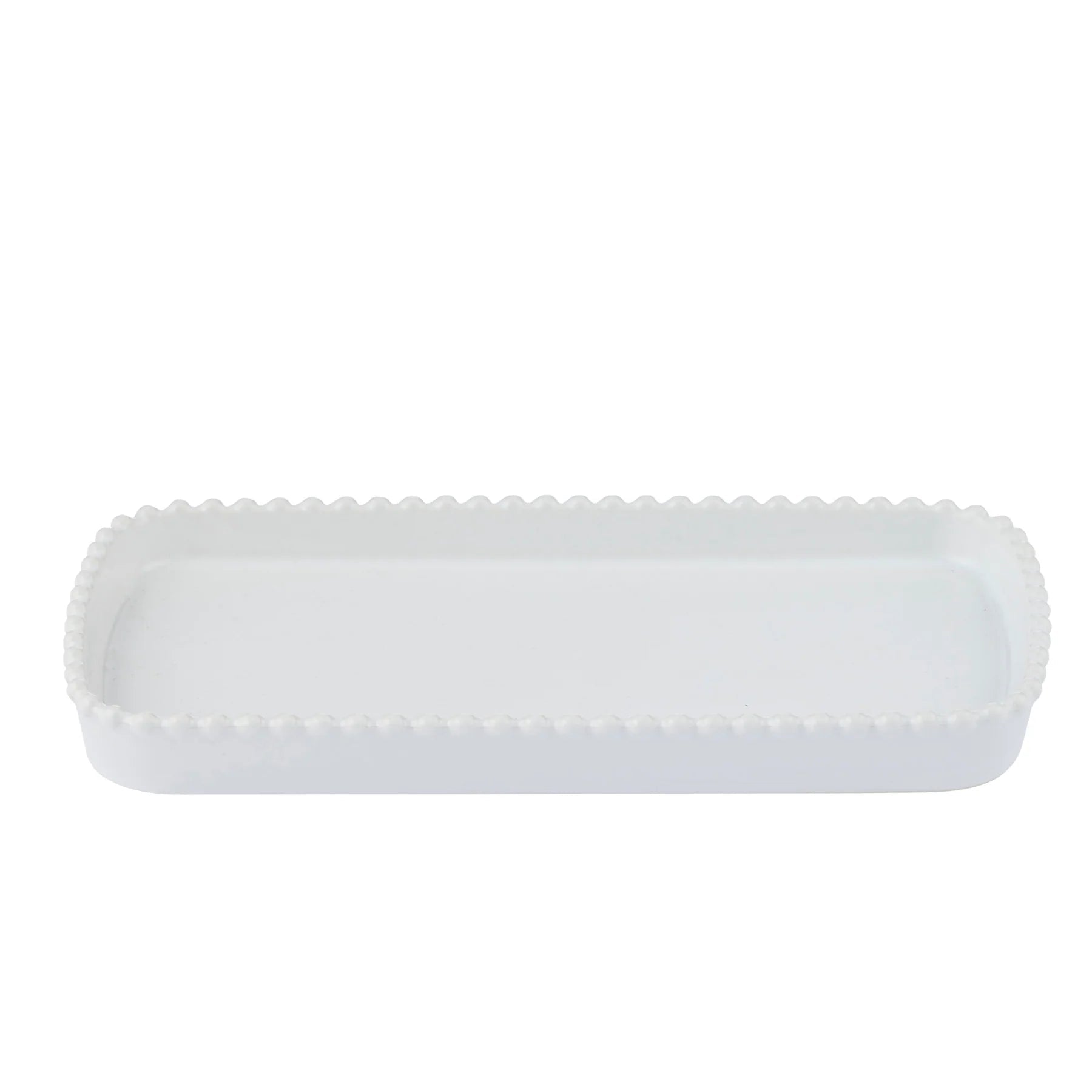 Maeve Ceramic Tray 25x13x2.5cm White - Pure Apotheca