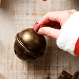 Magical Reindeer Sleigh Bell Antique Brass - Pure Apotheca