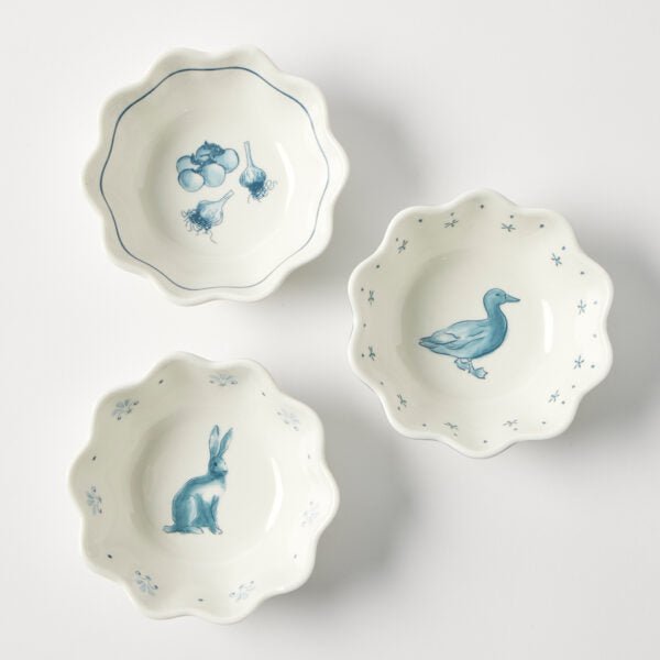 Maison Bleue Petite Bowl - 3 Asst Designs - Pure Apotheca