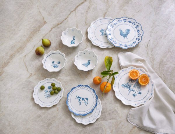 Maison Bleue Petite Bowl - 3 Asst Designs - Pure Apotheca