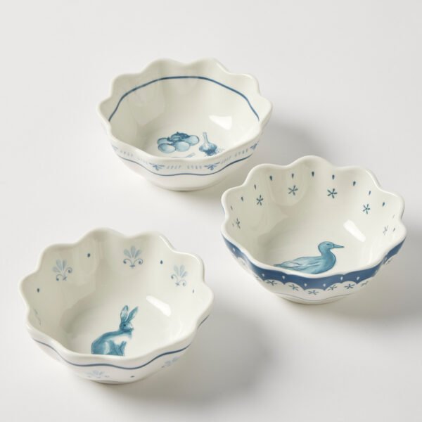 Maison Bleue Petite Bowl - 3 Asst Designs - Pure Apotheca