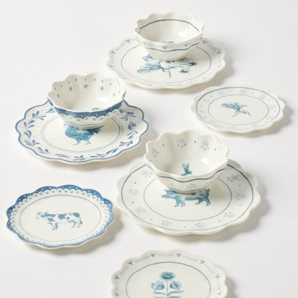 Maison Bleue Petite Bowl - 3 Asst Designs - Pure Apotheca