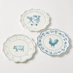 Maison Bleue Side Plate - 3 Asst Designs - Pure Apotheca