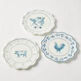 Maison Bleue Side Plate - 3 Asst Designs - Pure Apotheca