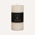 Maison Pillar Candle White Tea Ginger 3x6” - Pure Apotheca