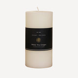 Maison Pillar Candle White Tea Ginger 3x6” - Pure Apotheca