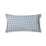 MALDON BLUE CHECK CUSHION 35x70CM - Pure Apotheca