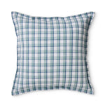 MALDON BLUE CHECK CUSHION 50CM - Pure Apotheca