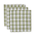 MALDON GREEN CHECK NAPKIN SET/4 - Pure Apotheca