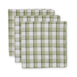 MALDON GREEN CHECK NAPKIN SET/4 - Pure Apotheca