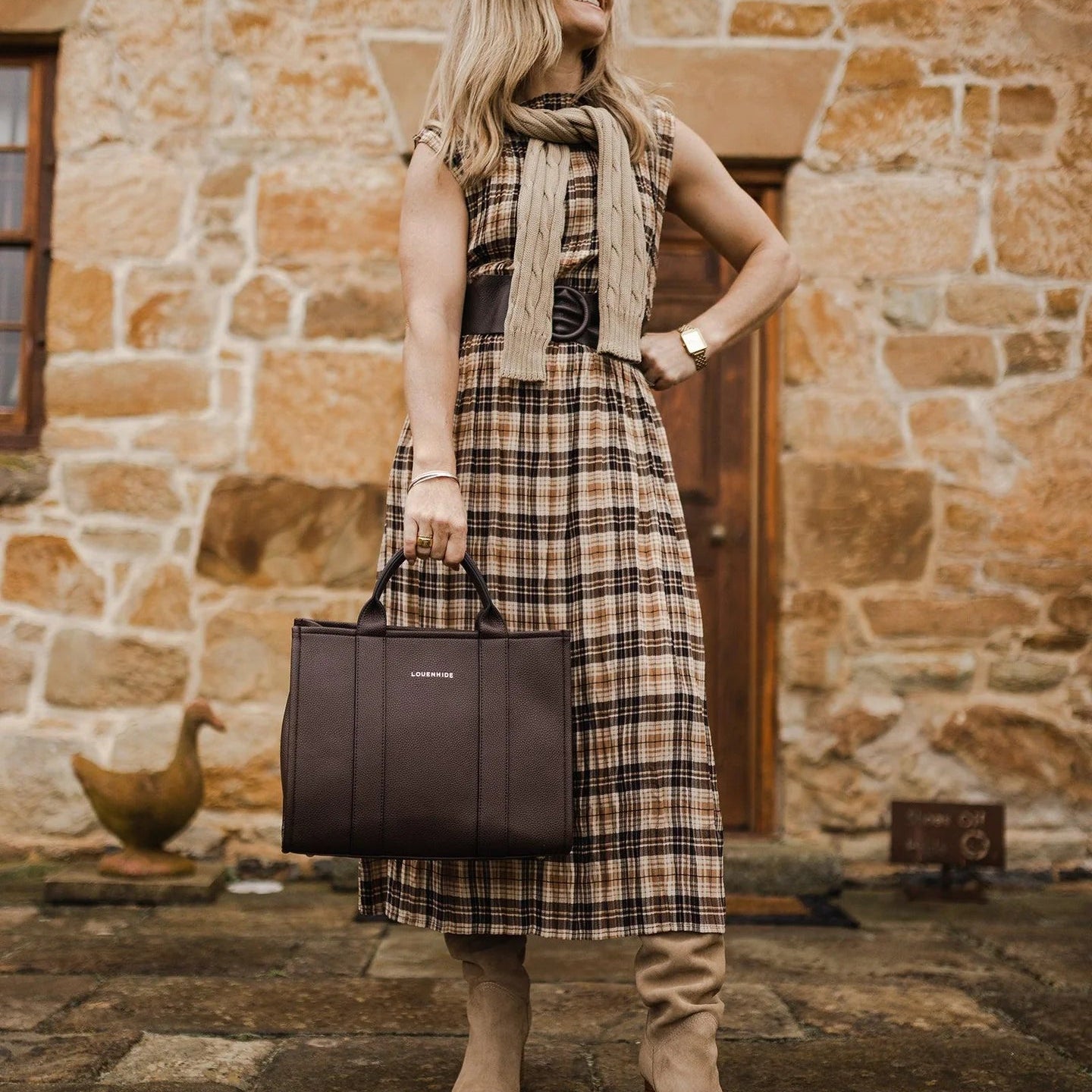 Manhattan Chocolate Tote Bag - Pure Apotheca