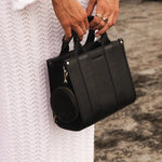 Manhattan Mini Tote Bag Black - Pure Apotheca