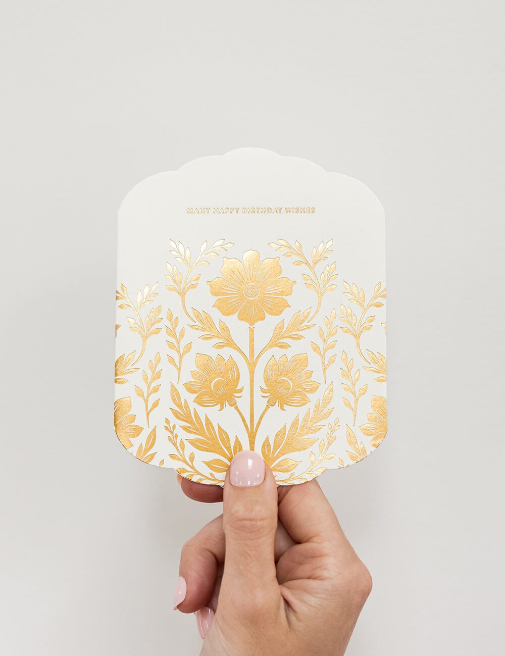 Many Happy Birthday Wishes Scallop Card - Pure Apotheca