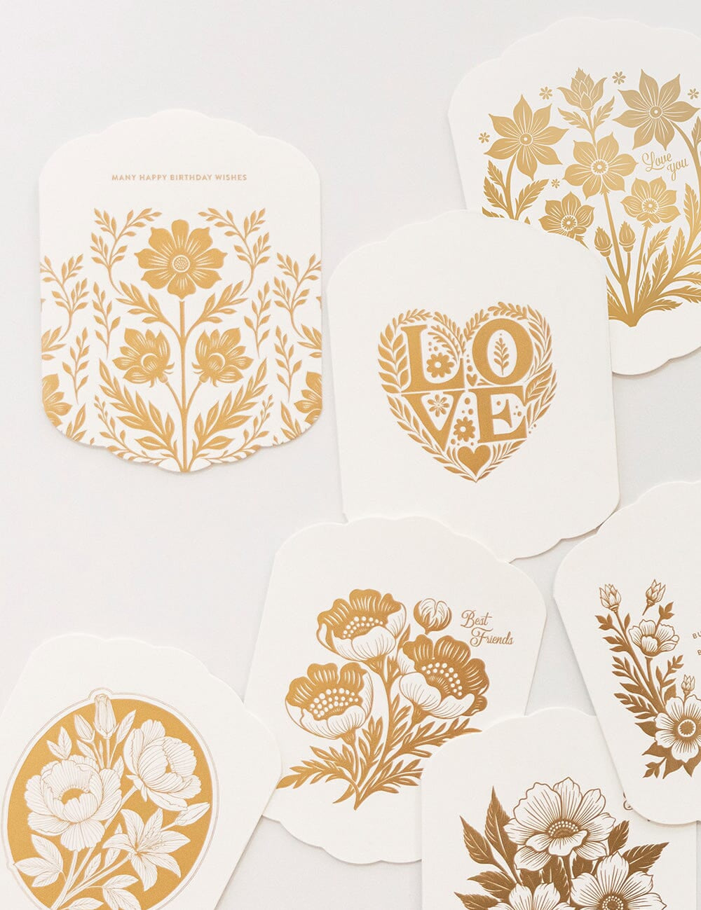 Many Happy Birthday Wishes Scallop Card - Pure Apotheca
