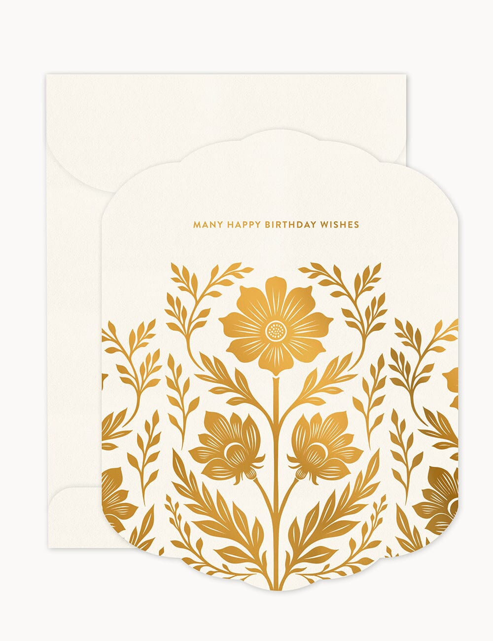 Many Happy Birthday Wishes Scallop Card - Pure Apotheca