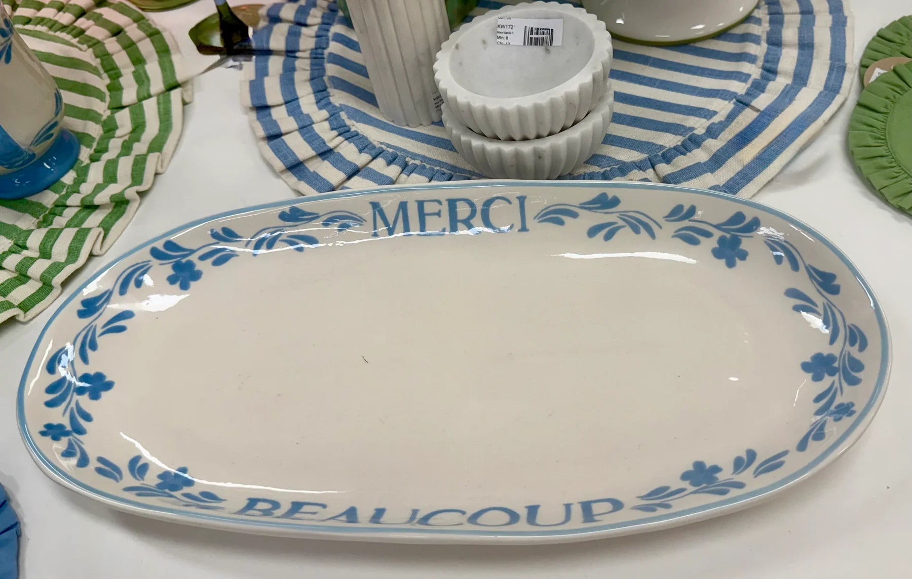 Marais Ceramic Platter 19x40cm - Pure Apotheca