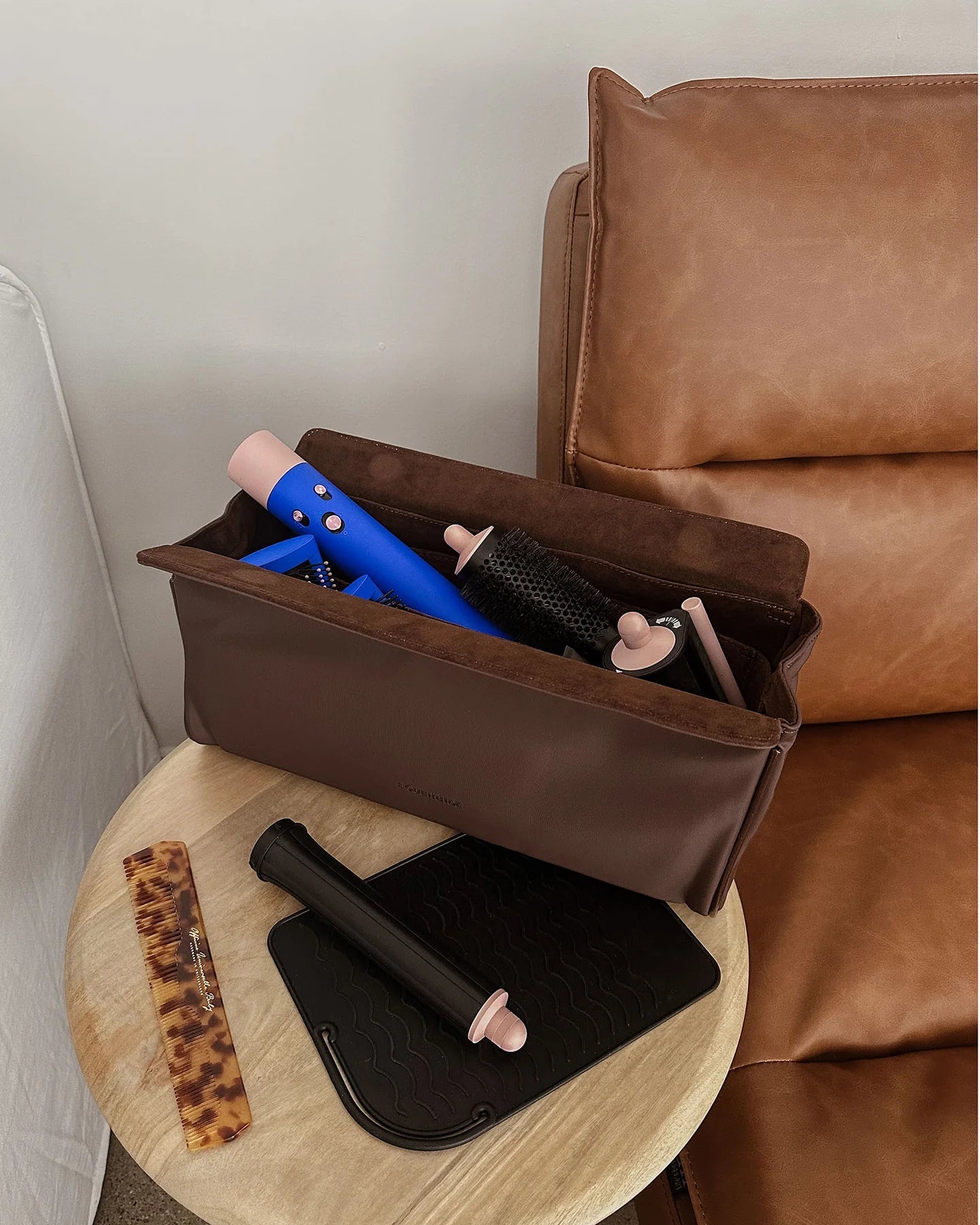 Margot Hair Tool Case Chocolate - Pure Apotheca