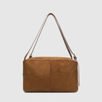 Marissa Suedette Shoulder Bag Cognac - Pure Apotheca
