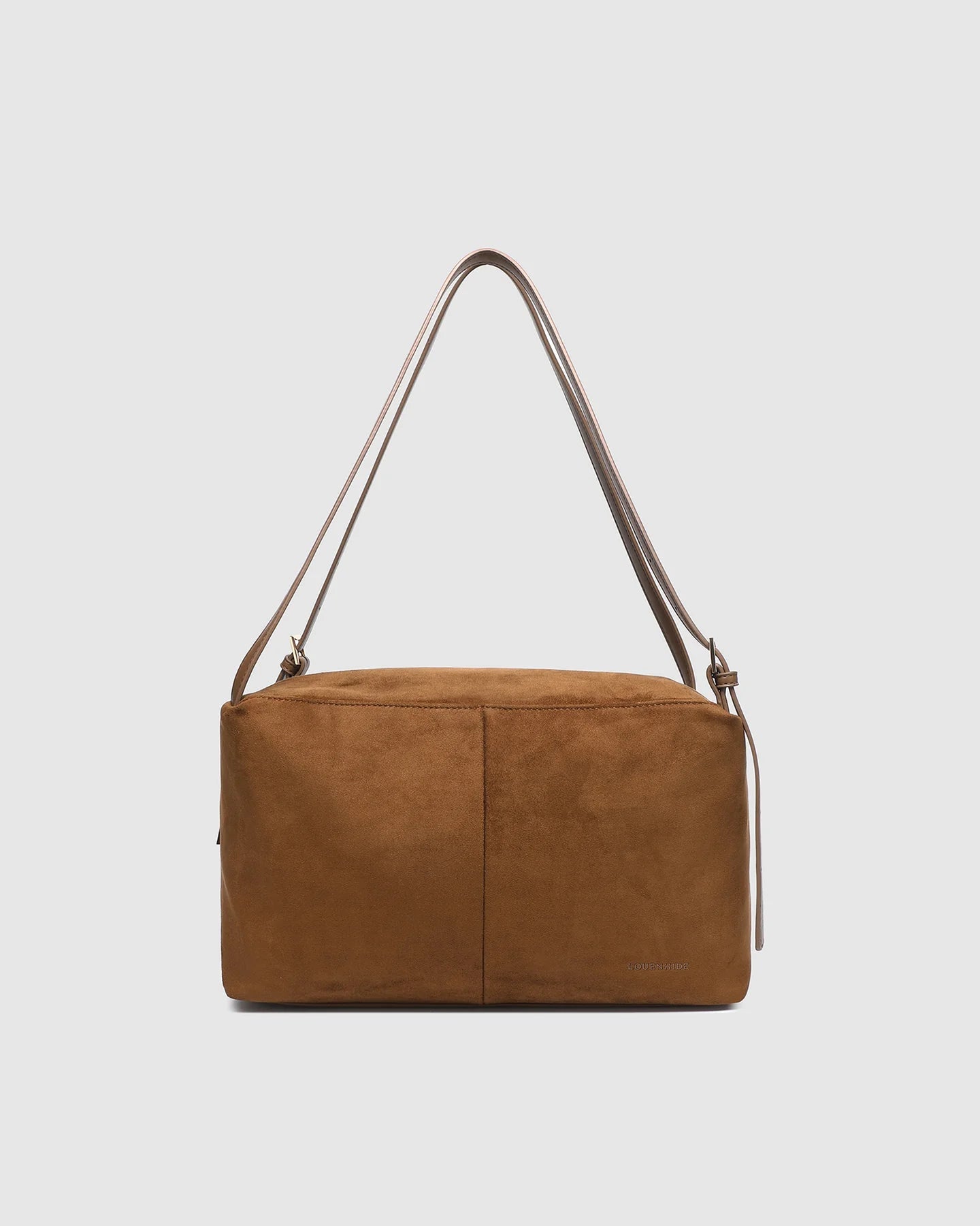 Marissa Suedette Shoulder Bag Cognac - Pure Apotheca