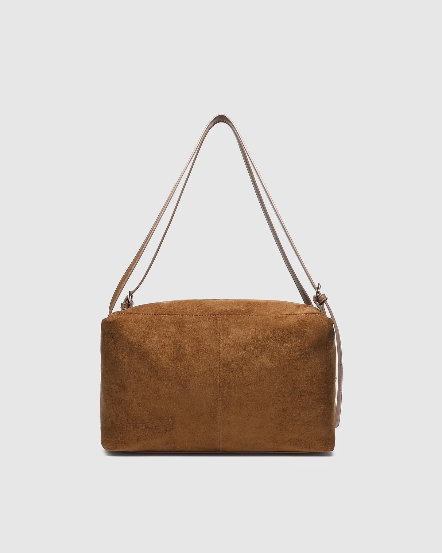 Marissa Suedette Shoulder Bag Cognac - Pure Apotheca