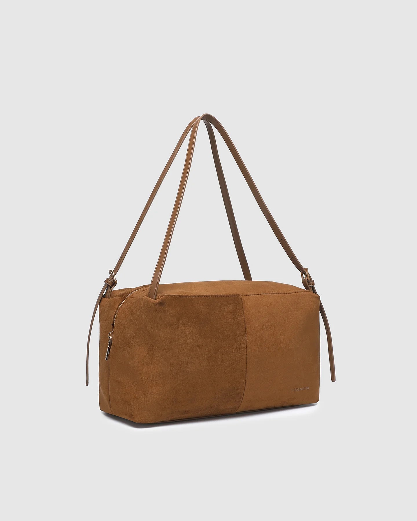 Marissa Suedette Shoulder Bag Cognac - Pure Apotheca