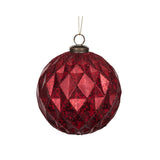 MATT RED QUILTED BAUBLE - Pure Apotheca