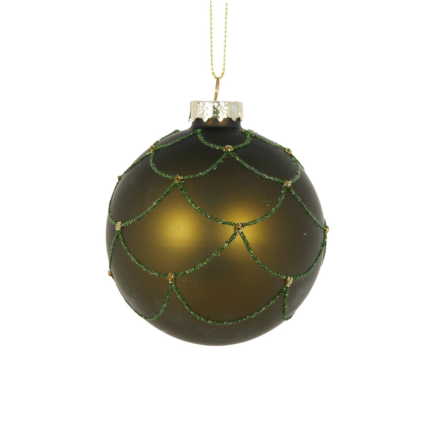 MATTE FORREST SCALLOPED BAUBLE - Pure Apotheca