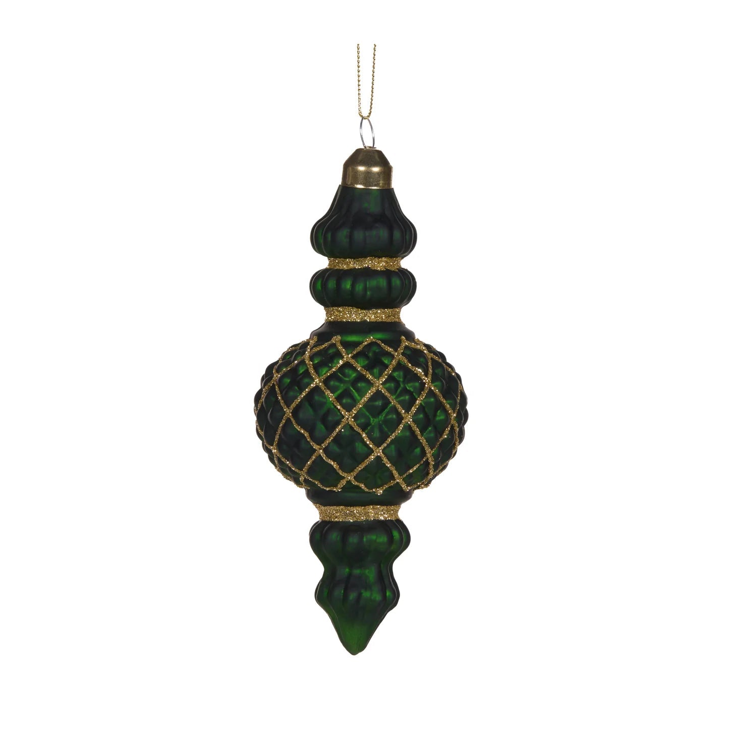 MATTE GREEN QUILTED FINIAL - Pure Apotheca