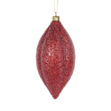 MATTE RED FEATHER DROP BAUBLE - Pure Apotheca