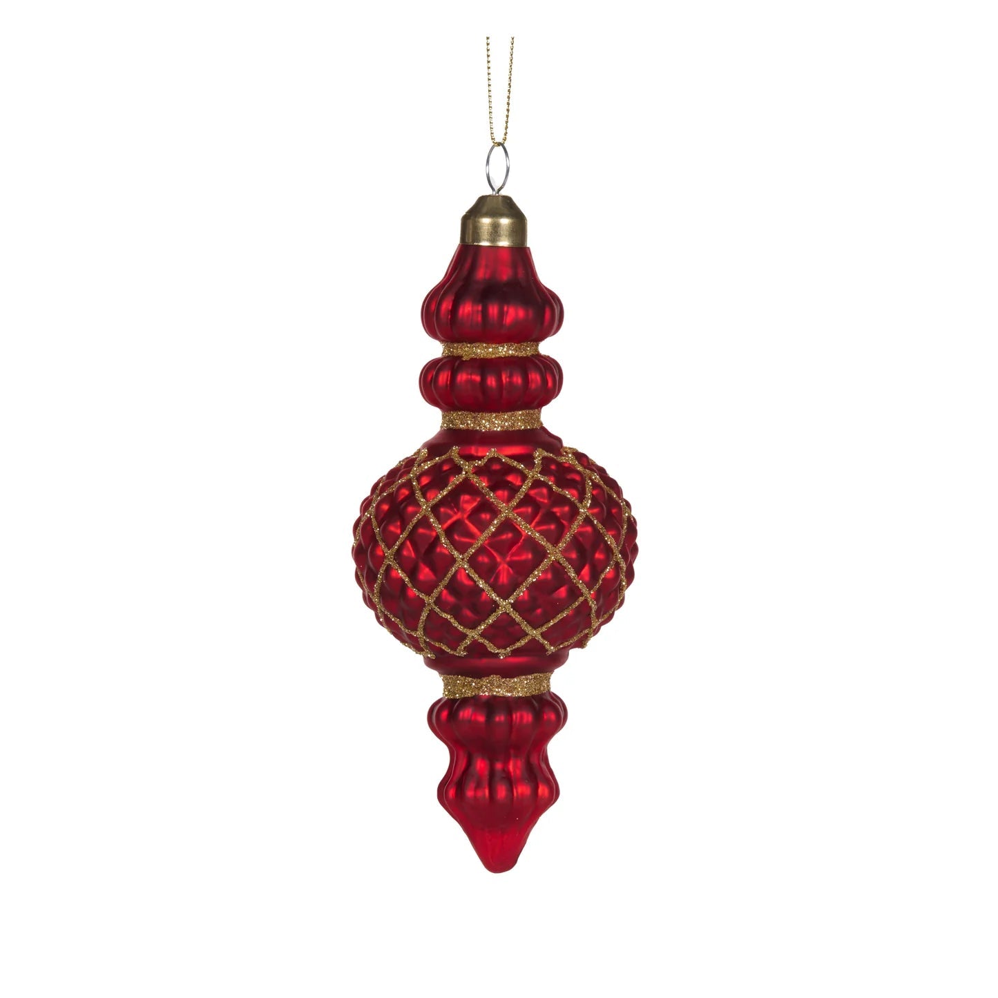 MATTE RED QUILTED FINIAL - Pure Apotheca