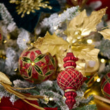 MATTE RED QUILTED FINIAL - Pure Apotheca
