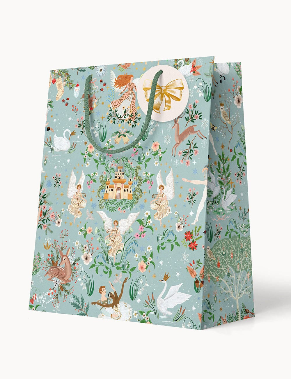 Medium Gift Bag - An Enchanted Christmas - Pure Apotheca