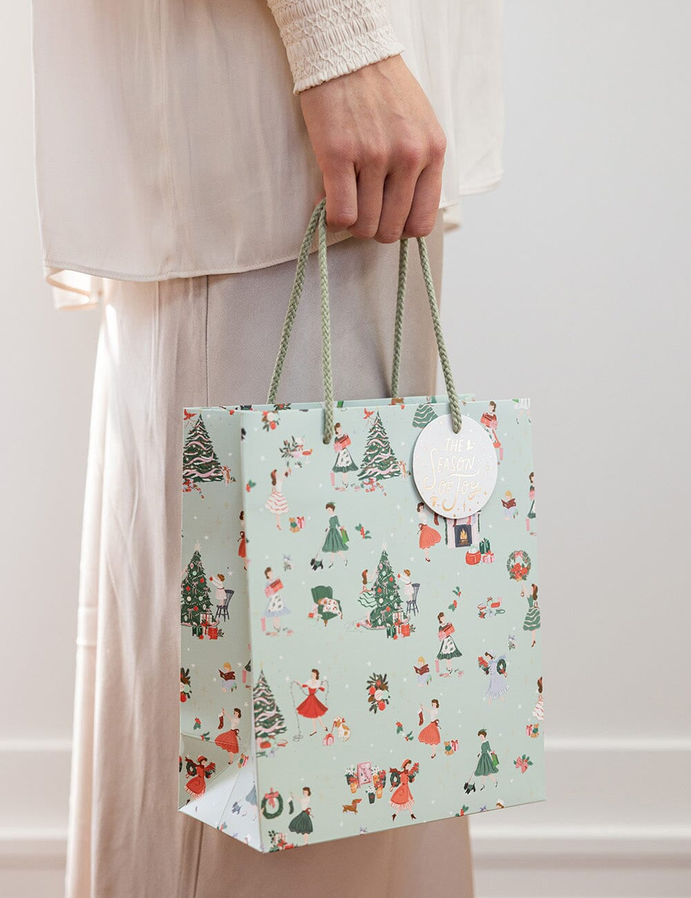 Medium Gift Bag - Christmas Ladies - Pure Apotheca