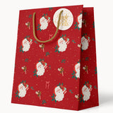 Medium Gift Bag - Jingle Bells - Pure Apotheca