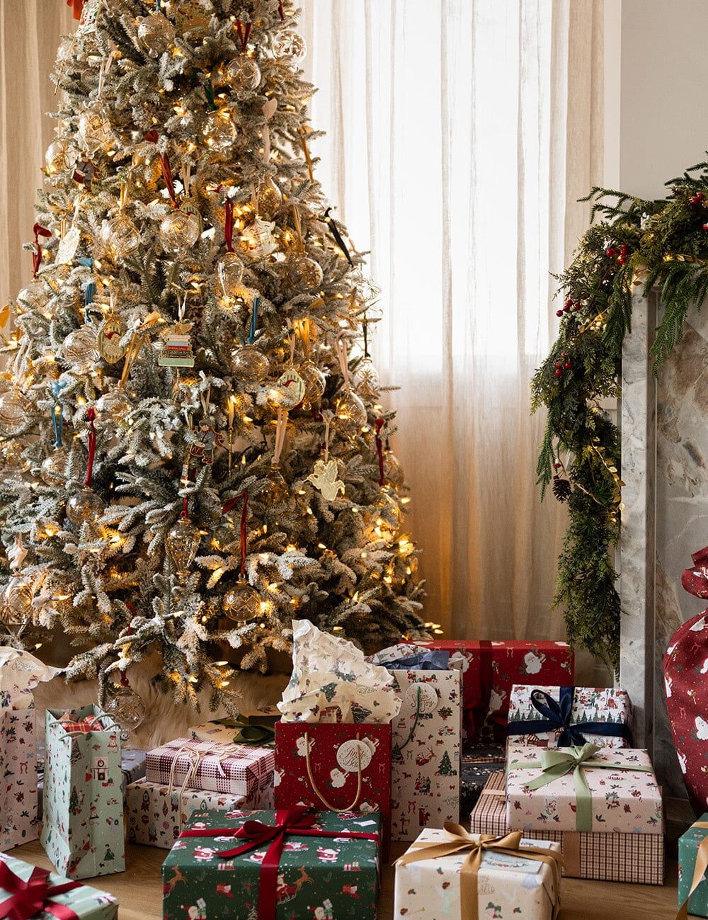 Medium Gift Bag - Jingle Bells - Pure Apotheca