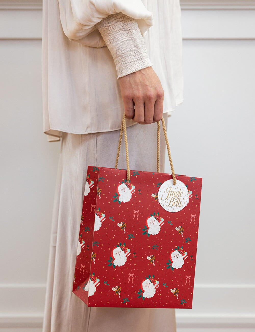 Medium Gift Bag - Jingle Bells - Pure Apotheca