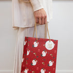 Medium Gift Bag - Jingle Bells - Pure Apotheca
