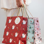 Medium Gift Bag - Jingle Bells - Pure Apotheca