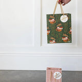 Medium Gift Bag - Santa Sleigh - Pure Apotheca