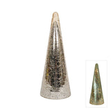 MERCURY GLASS LED CONE TREE GOLD SML - Pure Apotheca