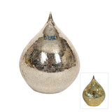 MERCURY GLASS LED TEARDROP CONE GOLD SML - Pure Apotheca