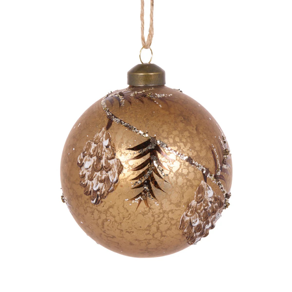 MERCURY GOLD PINECONE BAUBLE - Pure Apotheca